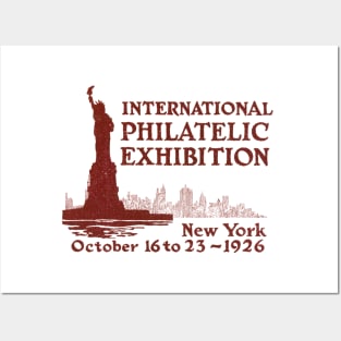 1926 New York City Stamp Show Posters and Art